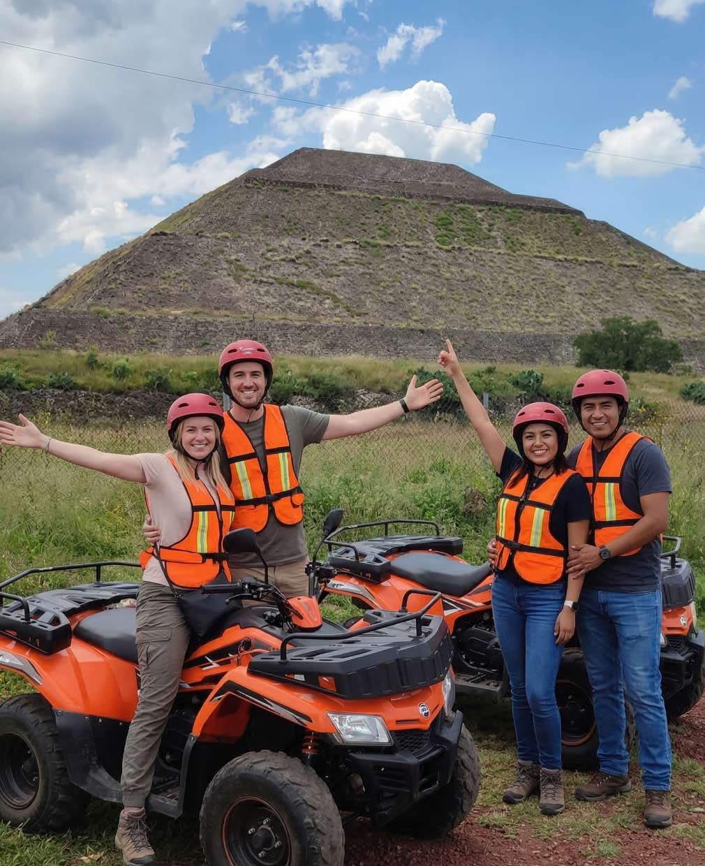 Tour en cuatrimoto en Teotihuacán