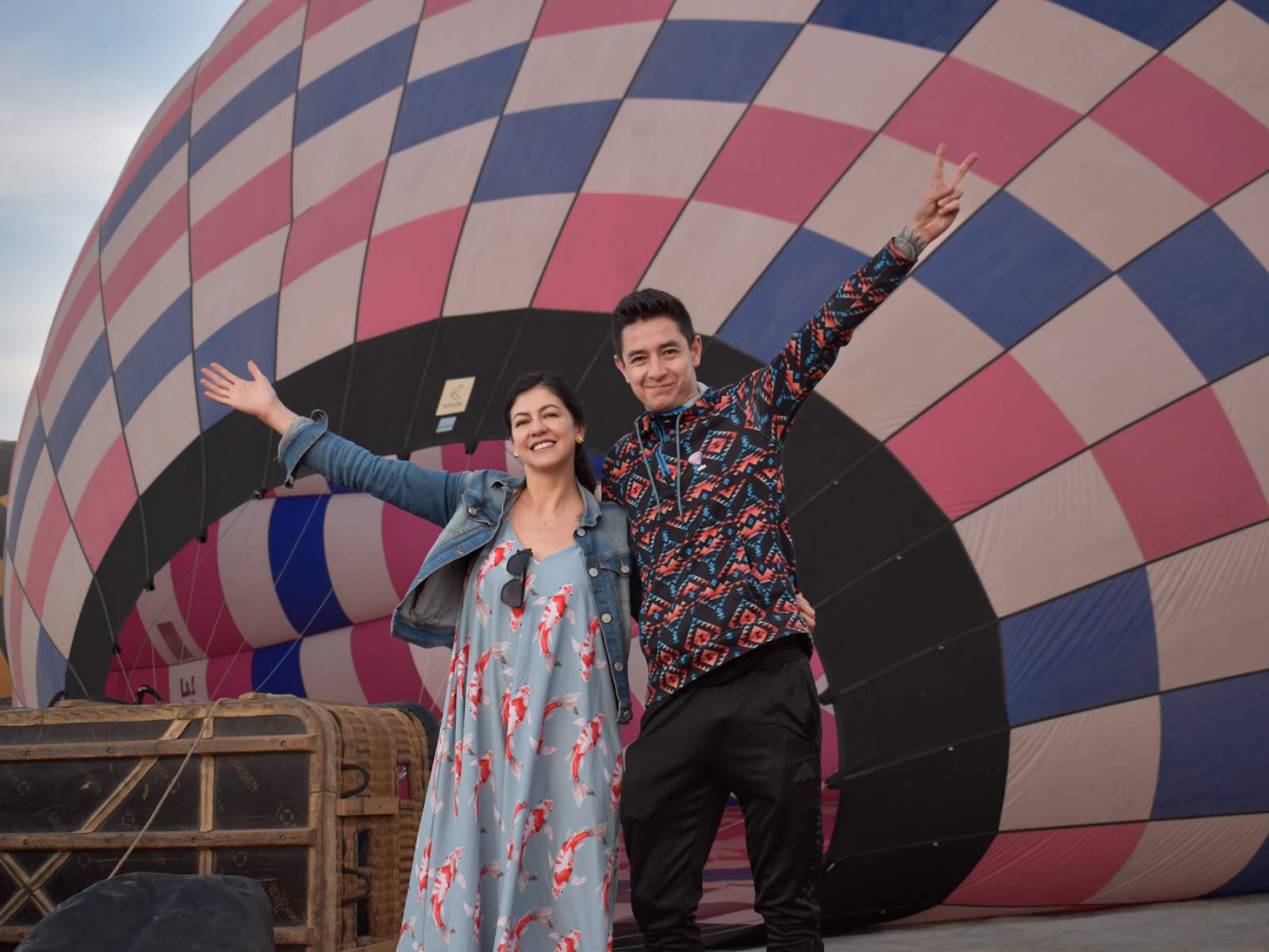 Vuelo en globo sobre Teotihuacán